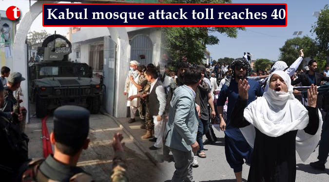 Kabul mosque attack toll reaches 40