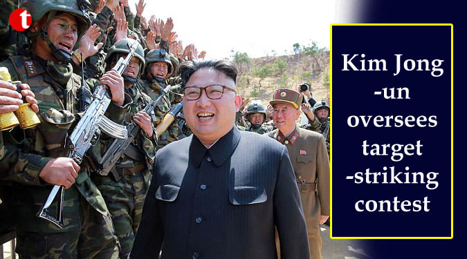 Kim Jong-un oversees target-striking contest