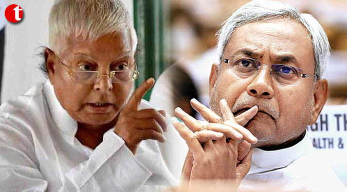 Nitish Kumar trying to cover up NGO scam, alleges Lalu Prasad