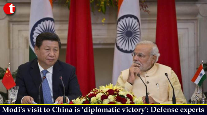 Modi's visit to China is 'diplomatic victory': Defense experts