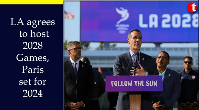 LA agrees to host 2028 Games, Paris set for 2024