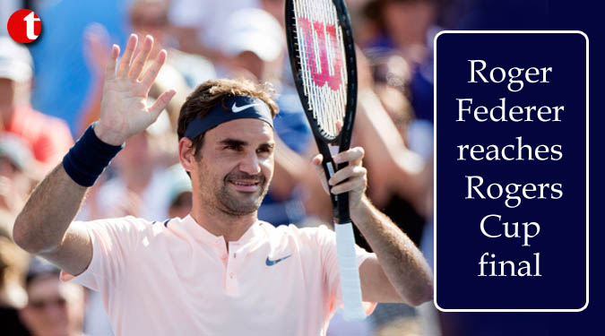 Roger Federer reaches Rogers Cup final