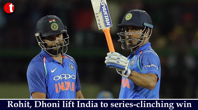 Rohit, Dhoni lift India to series-clinching win