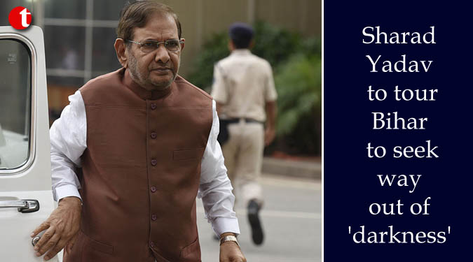 'Pained' Sharad Yadav to tour Bihar to seek way out of 'darkness'