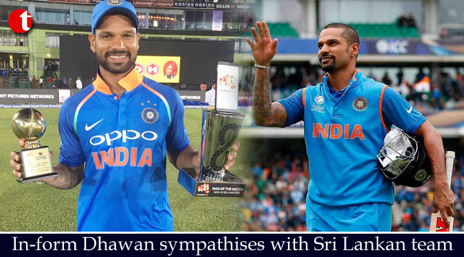 In-form Dhawan sympathises with Sri Lankan team