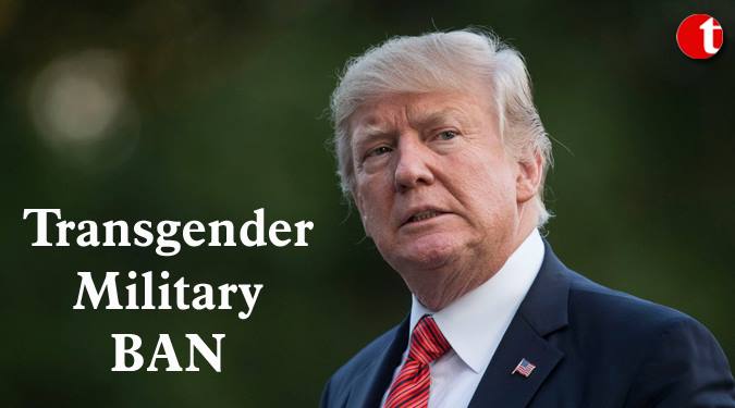 Trump signs memo banning transgender recruits from US military