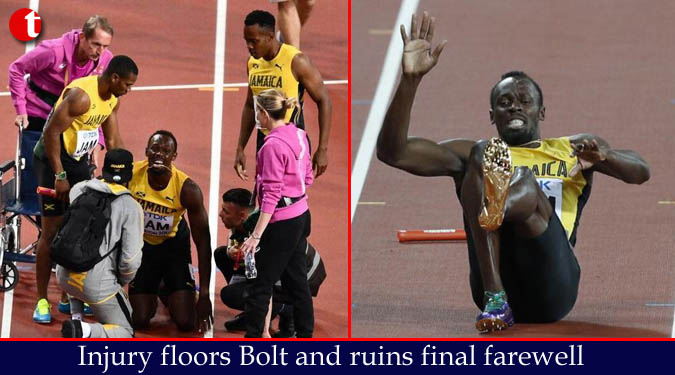 Injury floors Bolt and ruins final farewell