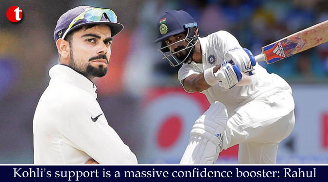 Kohli's support is a massive confidence booster: Rahul