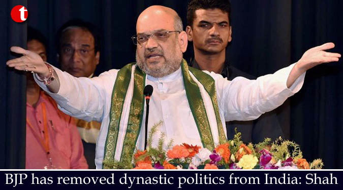 BJP has removed dynastic politics from India: Shah