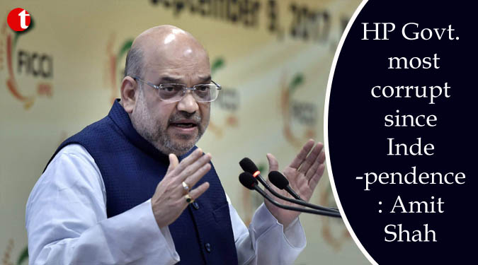 HP Govt. most corrupt since Independence: Amit Shah