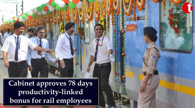 Cabinet approves 78 days productivity-linked bonus for rail employees