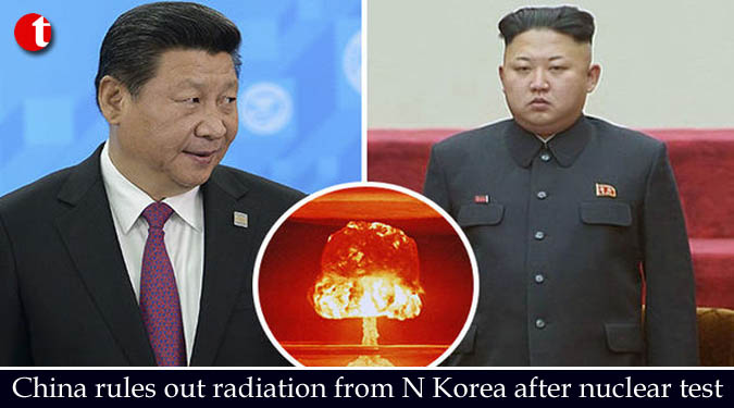 China rules out radiation from N Korea after nuclear test
