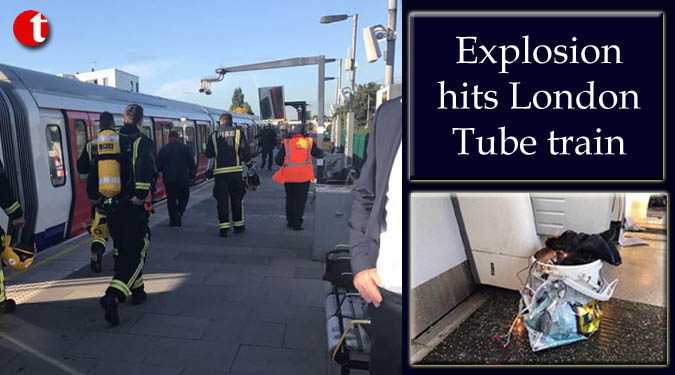Explosion hits London Tube train