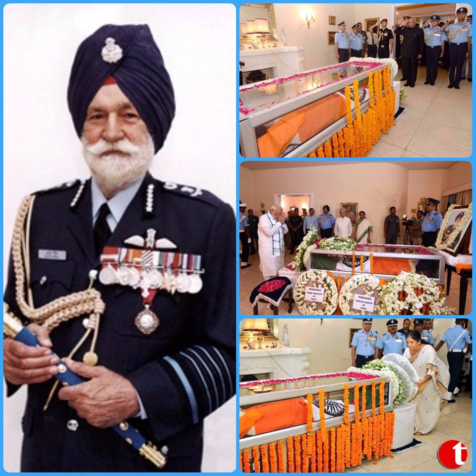 Nation pays final tributes to Marshal Arjan Singh