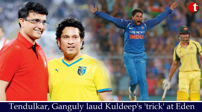 Tendulkar, Ganguly laud Kuldeep's 'trick' at Eden