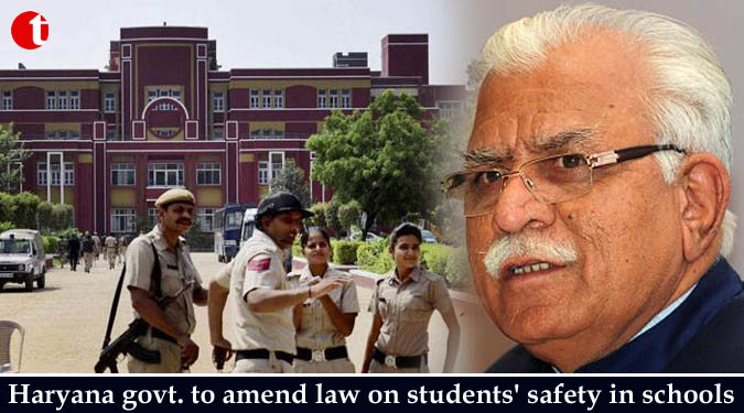 Haryana govt. to amend law on students’ safety in schools