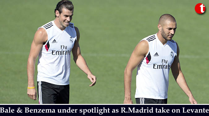 Bale & Benzema under spotlight as Real Madrid take on Levante