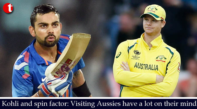 Kohli and spin factor: Visiting Aussies have a lot on their mind