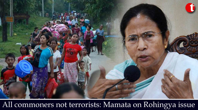 All commoners not terrorists: Mamata on Rohingya issue