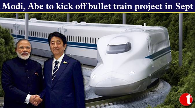 Modi, Abe to kid off bullet train project in Sept