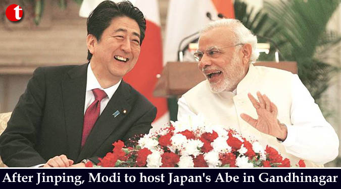After Jinping, Modi to host Japan's Abe in Gandhinagar next week