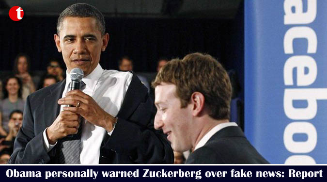 Obama personally warned Zuckerberg over fake news: Report