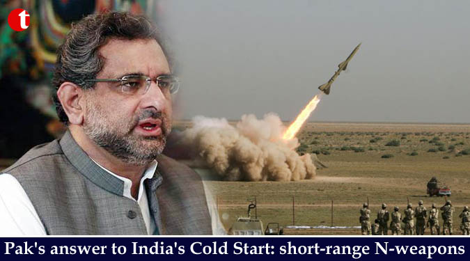 Pak's answer to India's Cold Start: short-range N-weapons