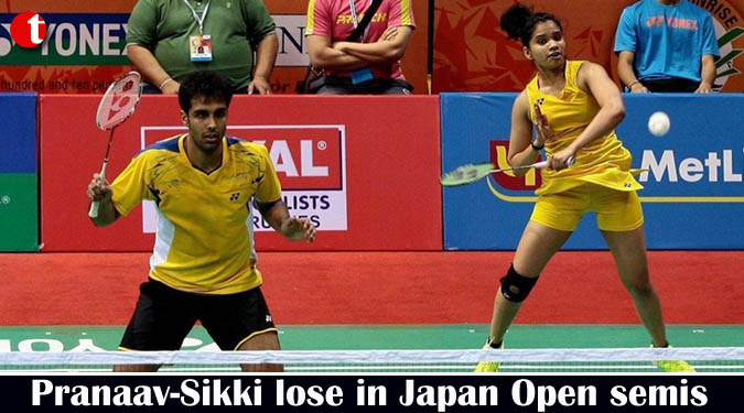 Pranaav-Sikki lose in Japan Open semis