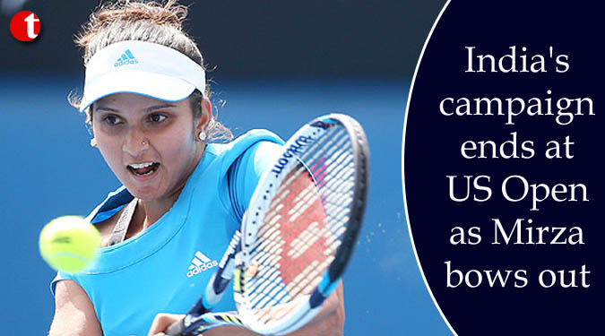 India's campaign ends at US Open as Mirza bows out