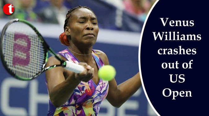 Venus Williams crashes out of US Open
