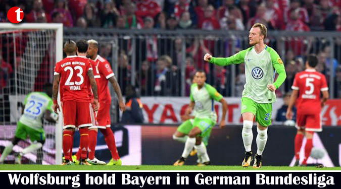 Wolfsburg hold Bayern in German Bundesliga