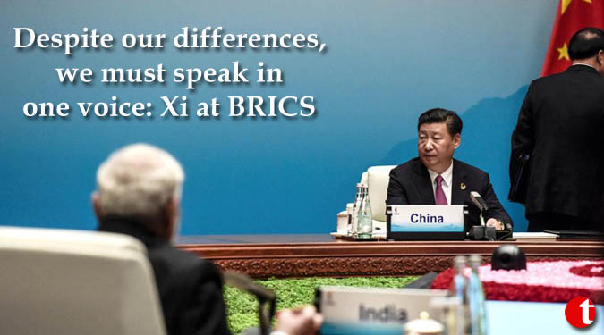 Despite our differences, we must speak in one voice: Xi at BRICS