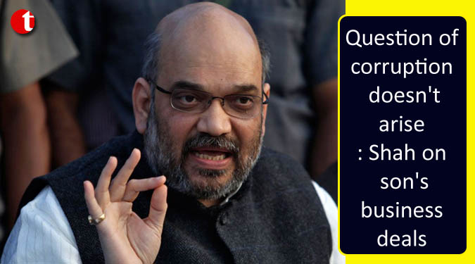 Question of corruption doesn't arise: Shah on son's business deals