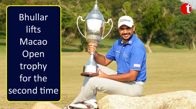 Bhullar lifts Macao Open trophy for the second time