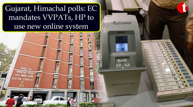 Gujarat, Himachal polls: EC mandates VVPATs, HP to use new online system