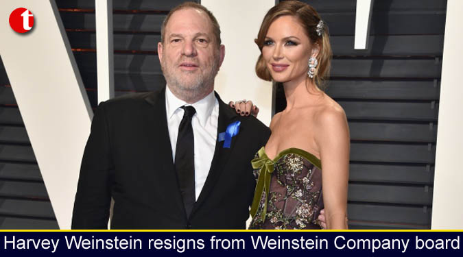 Harvey Weinstein resigns from Weinstein Company board
