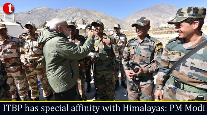 ITBP has special affinity with Himalayas: PM Modi