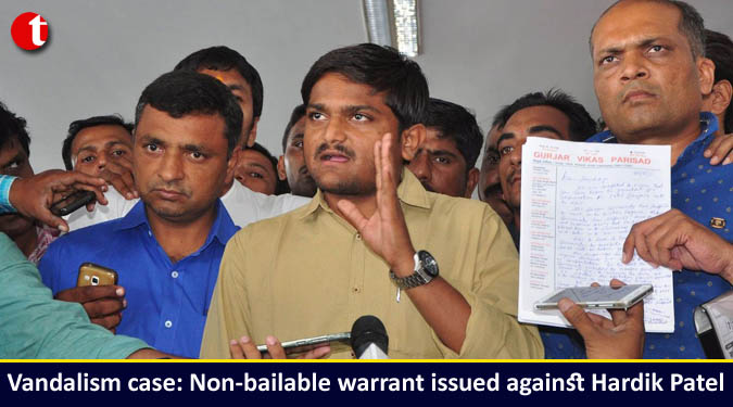 Vandalism case: Non-bailable warrant issued against Hardik Patel
