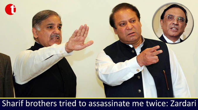 Sharif brothers tried to assassinate me twice: Zardari