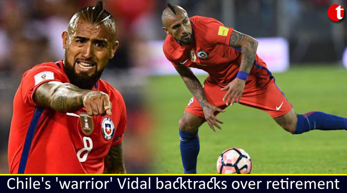 Chile's 'warrior' Vidal backtracks over retirement