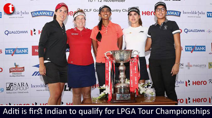 Aditi is first Indian to qualify for LPGA Tour Championships