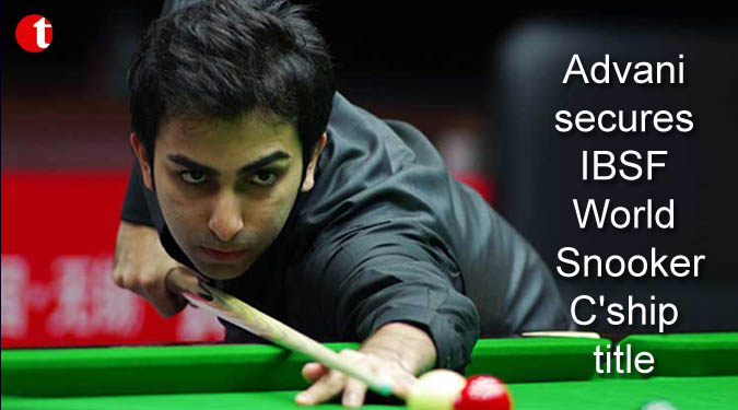 Advani secures IBSF World Snooker C’ship title