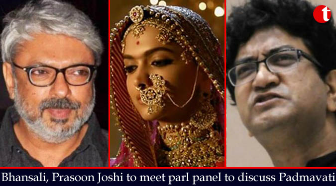 Bhansali, Prasoon Joshi to meet parl panel to discuss Padmavati