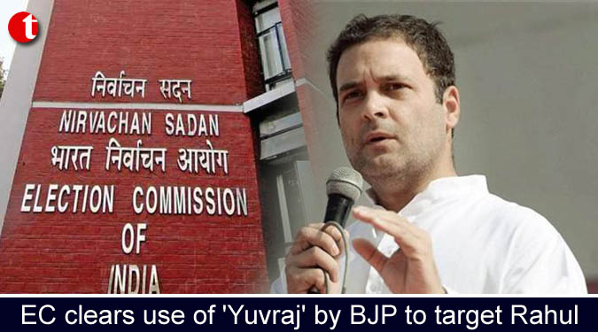 EC clears use of ‘Yuvraj’ by BJP to target Rahul