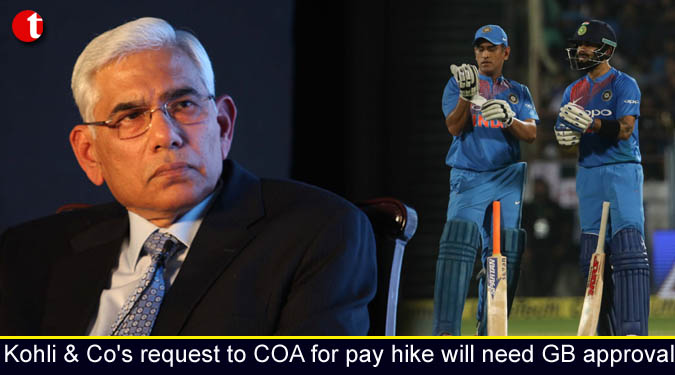 Kohli & Co's request to COA for pay hike will need GB approval