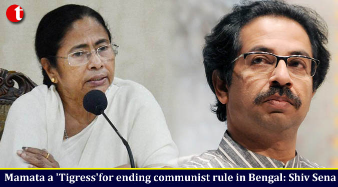 Mamata a 'Tigress’ for ending communist rule in Bengal: Shiv Sena