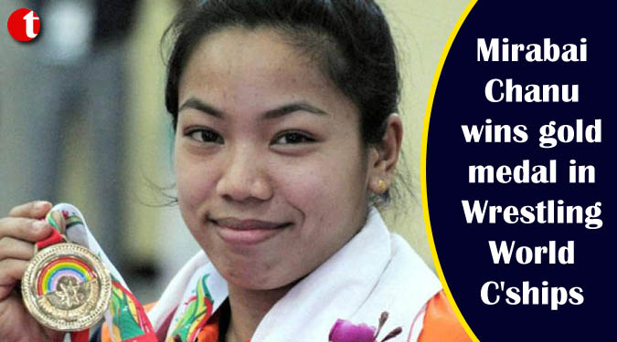 Mirabai Chanu wins gold medal in Wrestling World C'ships