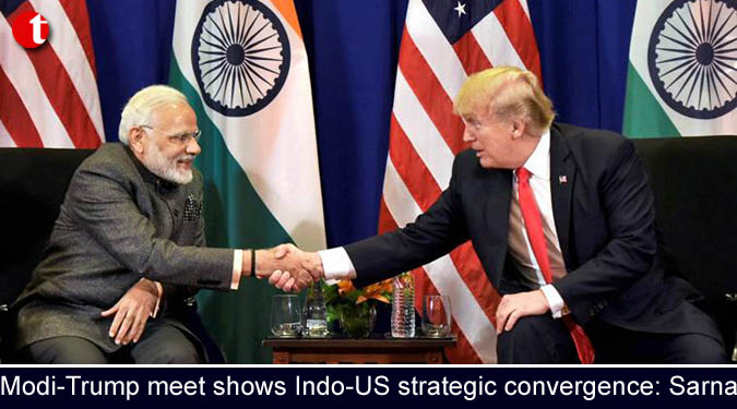 Modi-Trump meet shows Indo-US strategic convergence: Sarna