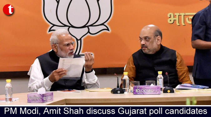 PM Modi, Amit Shah discuss Gujarat poll candidates at committee meet