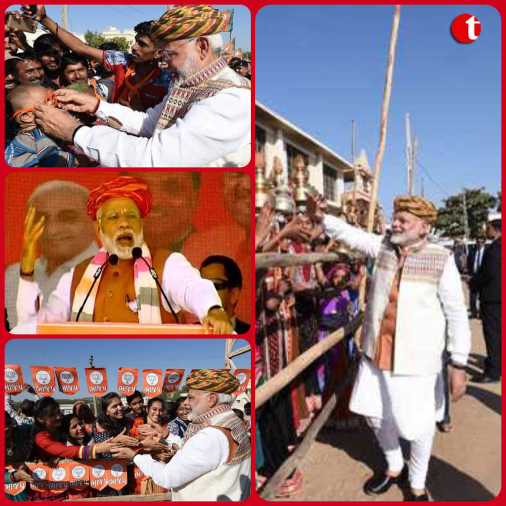 This son of Gujarat has no stains in public life: Modi in Bhuj